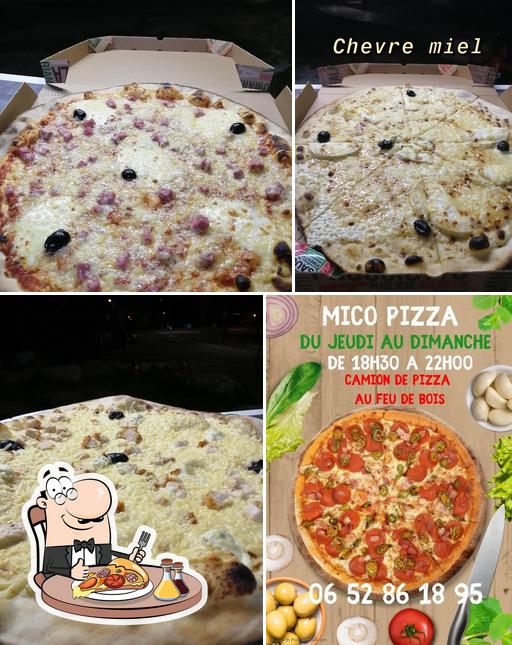 Essayez des pizzas à Pizza mico