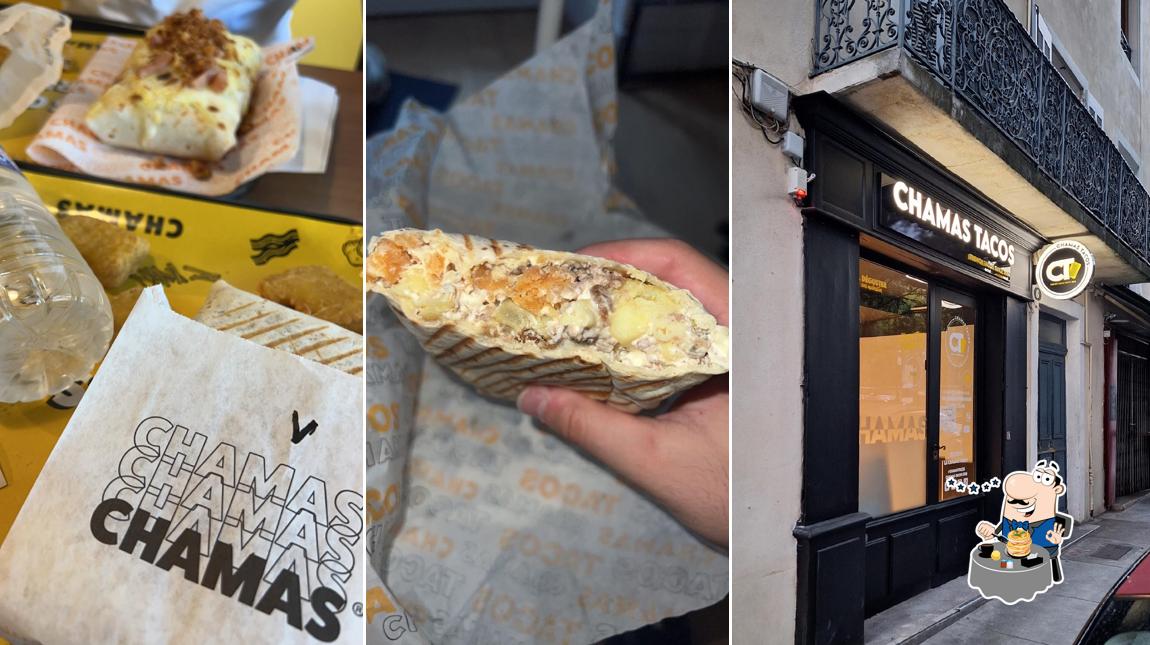 Nourriture à Chamas Tacos Nîmes