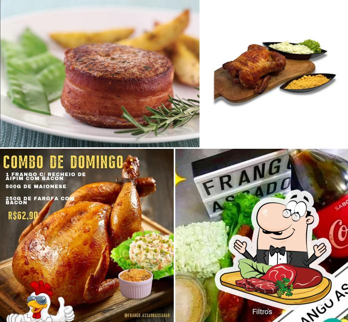 Experimente refeições de carne no Frango assado