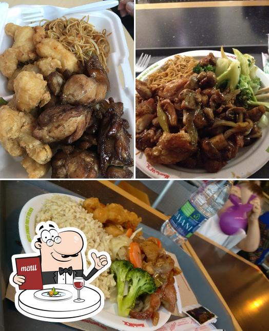 Food at Manchu Wok Chinook