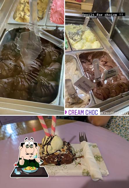 Food at Cream Choc Gelato