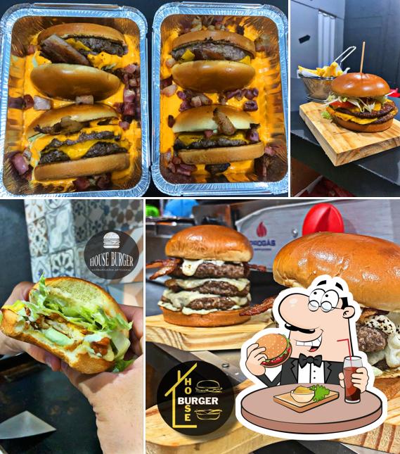 Consiga um hambúrguer no House Burger