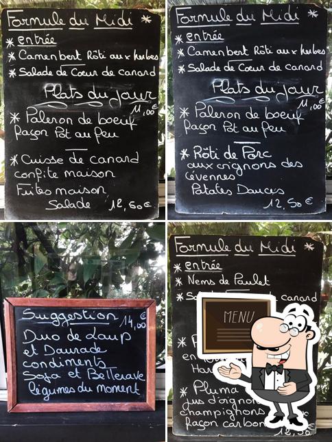 Le menu du tableau liste les options disponibles)