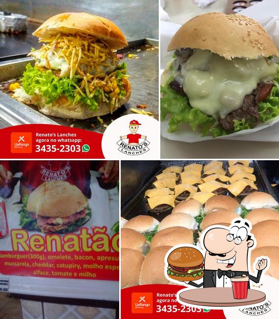 Peça um hambúrguer no Lanchonete Renato's Lanches