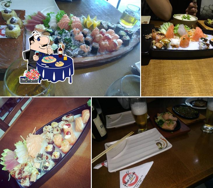 Sashimi em Hioshi Sushi