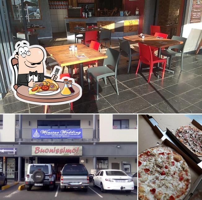 A Buonissimo Pizza Greenstone Crescent, vous pouvez profiter des pizzas