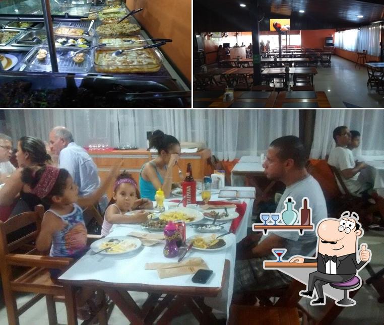 O interior do Churrascaria do Suca