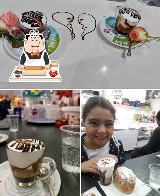 Dream Cafè serve un'ampia selezione di dolci