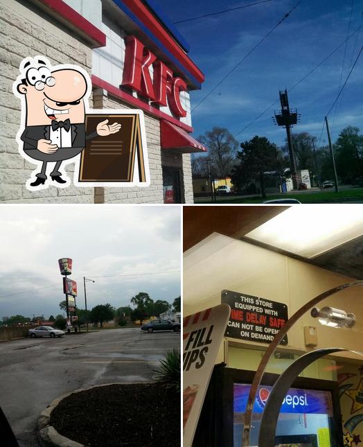 The exterior of KFC