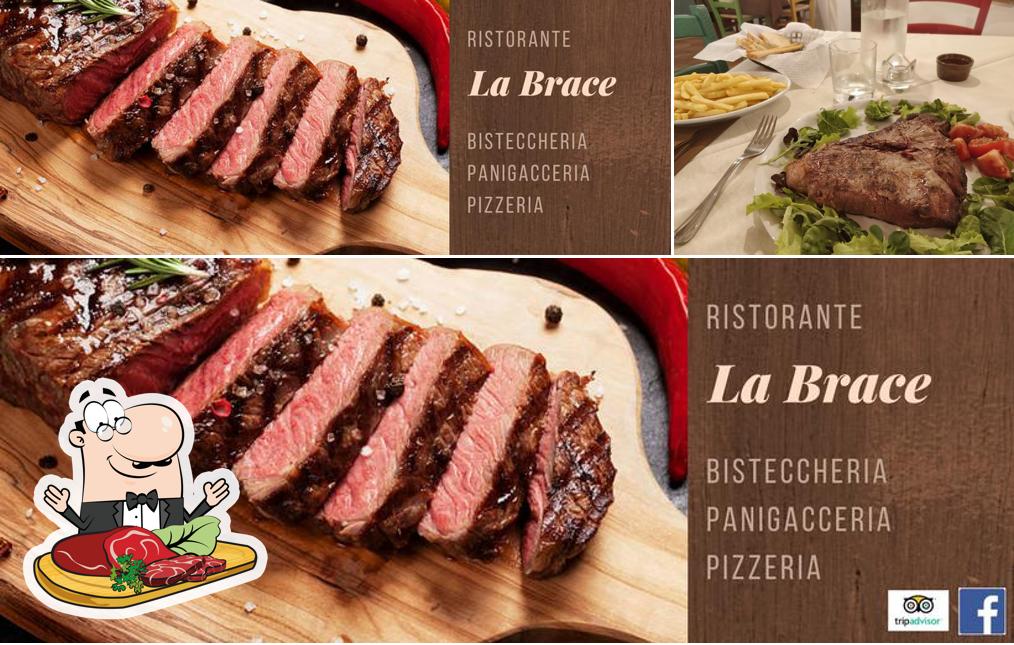 Prenditi i un pasto a base di carne a Pizzeria La Brace