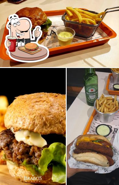 Peça um hambúrguer no Brabo's Burger
