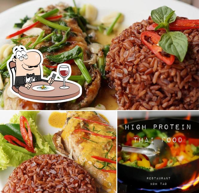 High Protein Thai Food restaurant, Ko Phangan