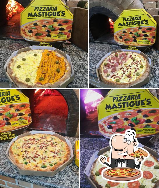 Experimente pizza no Pizzaria Mastigue's