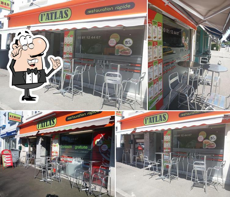 L'intérieur de L'Atlas Kebab quimper