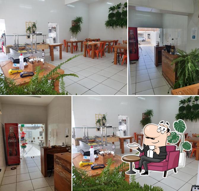 El interior de Restaurante Cantinho Mineiro