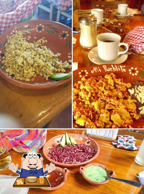 Еда в "Restaurante y Cabañas "Mi Pueblitos""