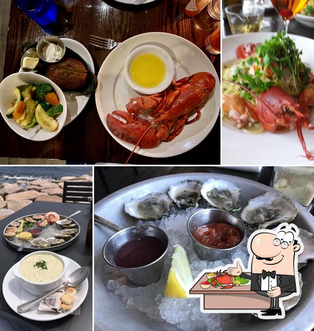 The Coast Guard House Restaurant offers a variety of seafood items