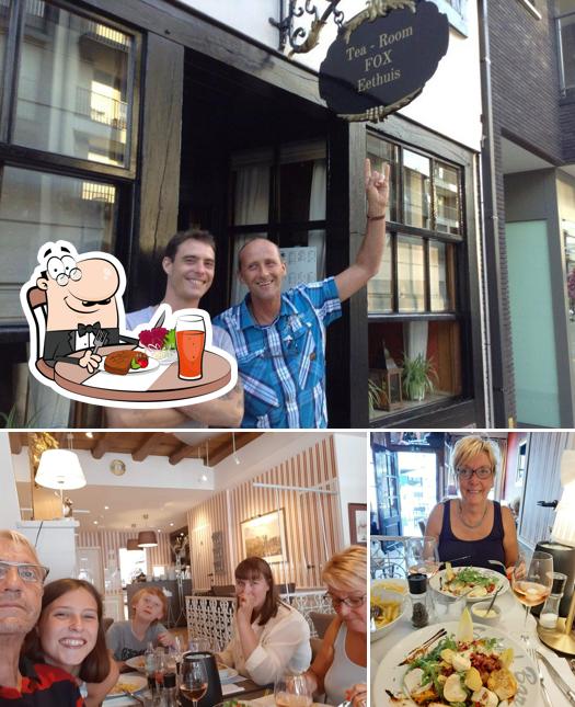 Eethuis Tea Room FOX se distingue par sa table à manger et intérieur