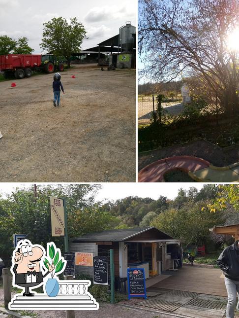 L'extérieur de REST O GOLF Brantome ( restaurant et mini golf)