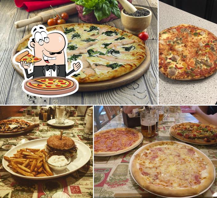 Order pizza at Pizzerie BASILICO
