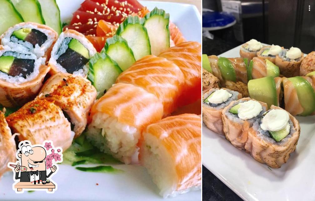 Prenez différentes options de sushi