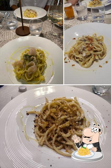 Spaghetti alla carbonara al Ristorante La Tavernetta Di Romano Giuseppe