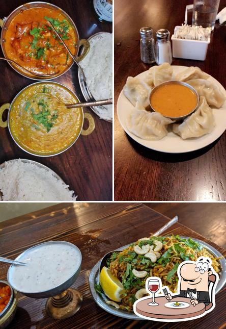 Food at Kabab and Curry