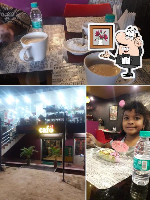 The interior of Cafe 17
