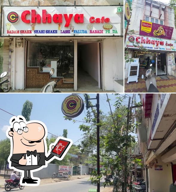 The exterior of Chhaya Cafe