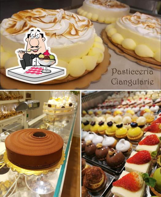 Pasticceria Panettone artigianale Pasta Fresca Ciangularie Vitulano Matteo serve un'ampia gamma di dolci