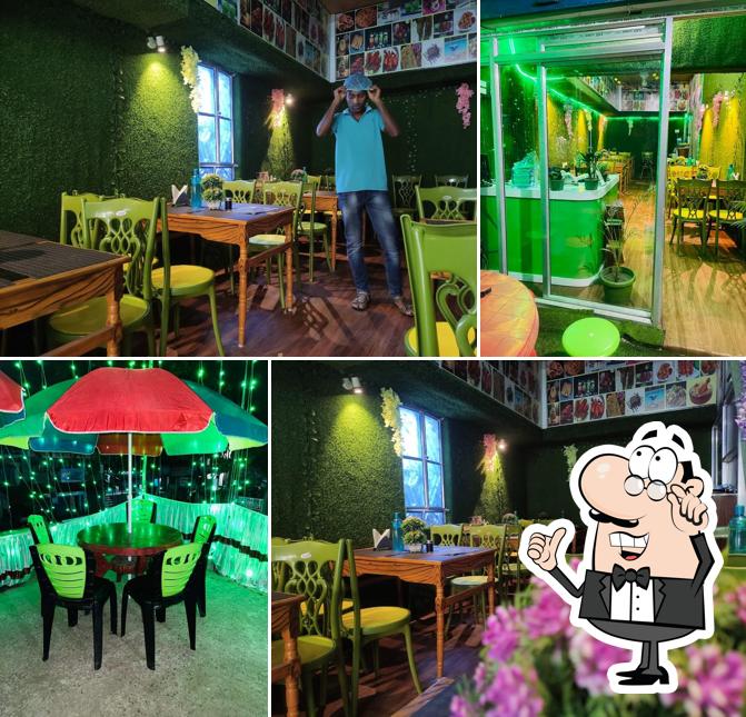 The interior of Green House Cafe