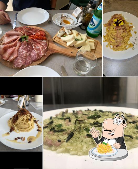 Spaghetti alla carbonara al Il Giardino Dei Principi