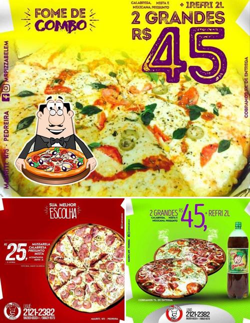 Experimente diferentes variedades de pizza