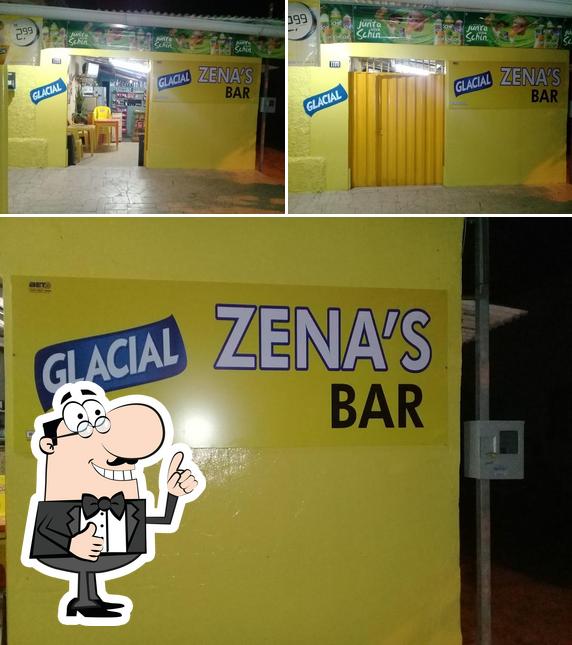Here's a photo of Zenas Bar
