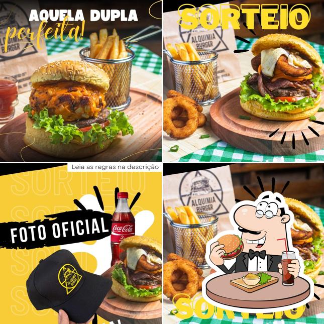 Hambúrguer em Alquimia Burger