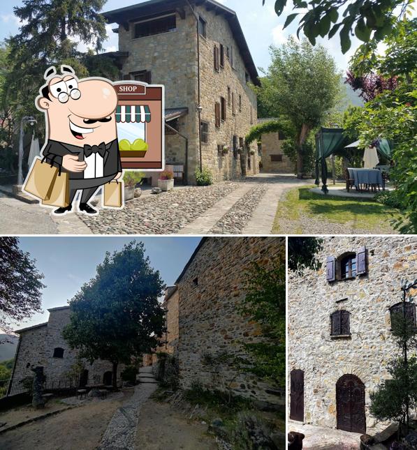 Curiosa tra gli esterni di Ristorante Rocca Rosa