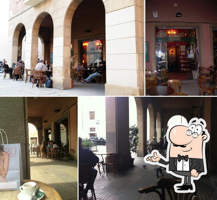 El interior de Café D'Annunzio