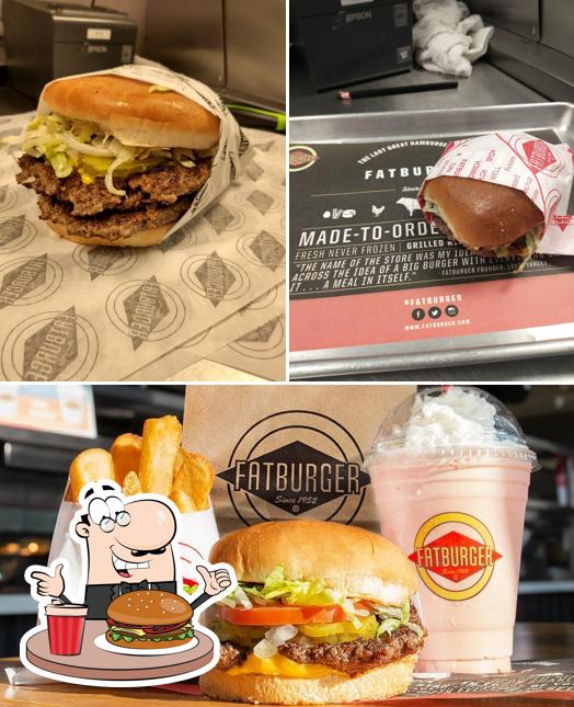 Get a burger at Fatburger & Buffalo's Express