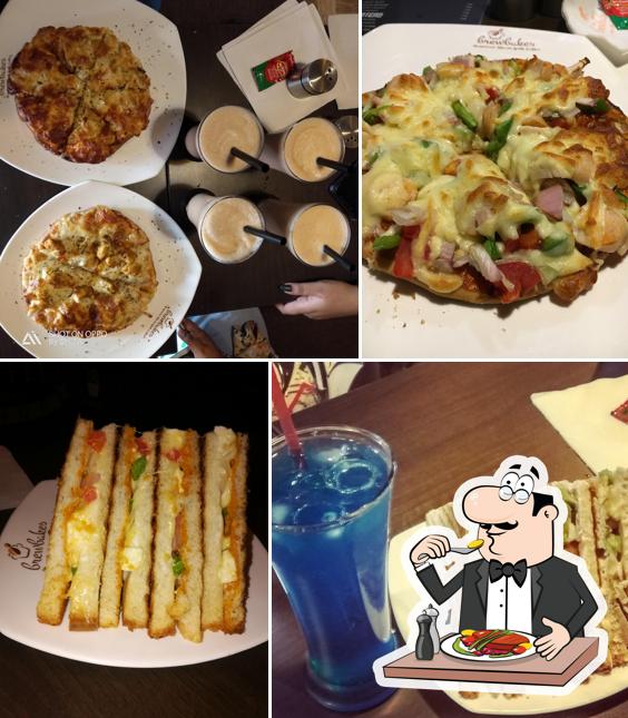 Food at Leaf 'n Beans Cafe