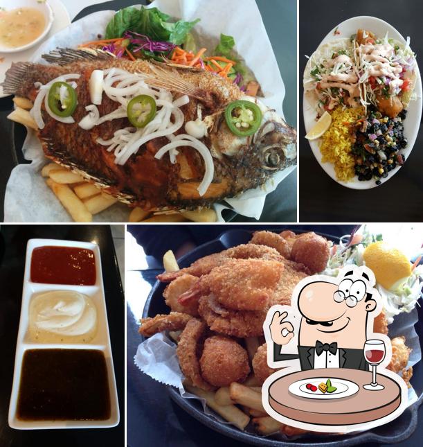Blue Salt Fish Grill in Redondo Beach Restaurant menu and reviews