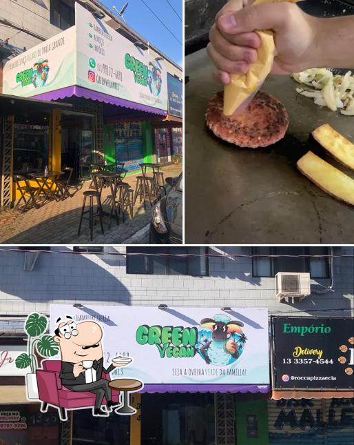 Veja imagens do interior do Green Vegan