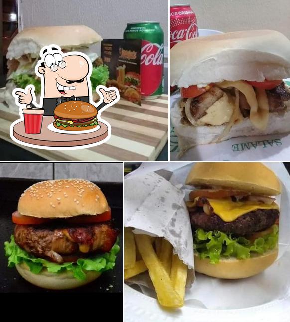 Experimente um hambúrguer no Binho's Burguer Hambúrguer Artesanal