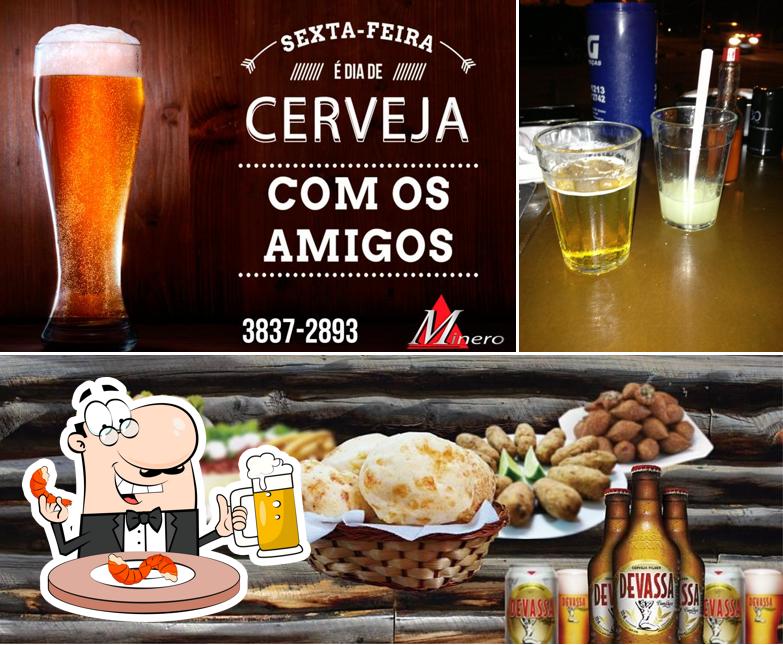 Você pode tomar um copo de cerveja leve ou escura