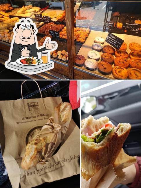 Nourriture à Marie Blachère Boulangerie Sandwicherie Tarterie