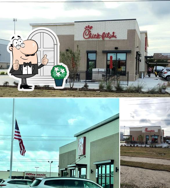 The exterior of Chick-fil-A