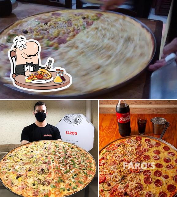 No Faro's Pizzaria e Petiscaria, você pode pedir pizza