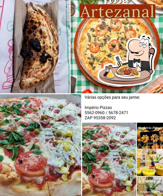 No Império Pizzas e Assados, você pode degustar pizza