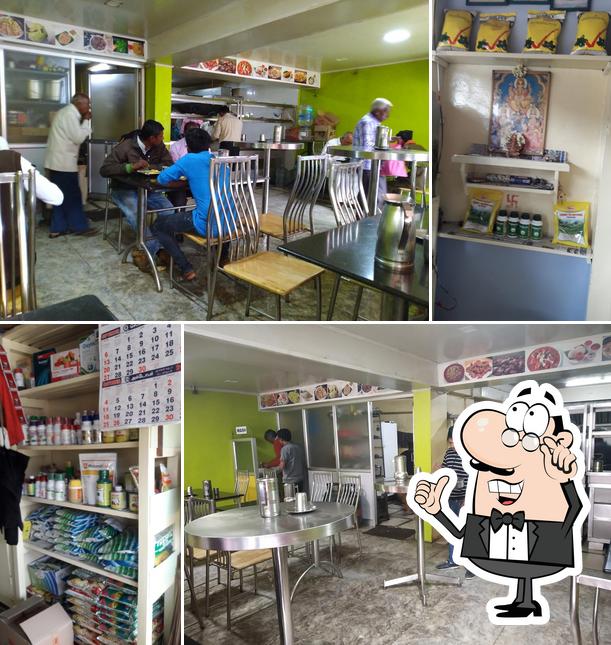 The interior of CBM Restaurant (Pure Vegetarian)