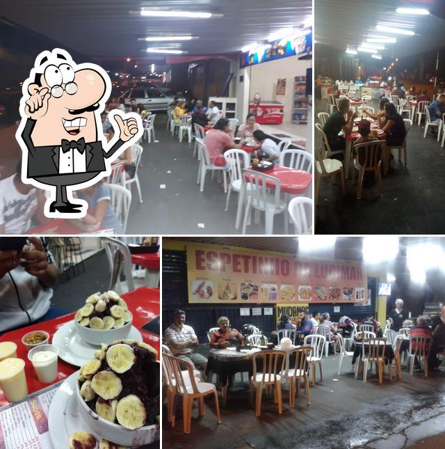 O interior do Espetinho da Lucimar
