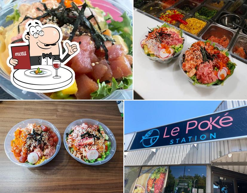 Food at Le Poké Station Ste-Dorothée